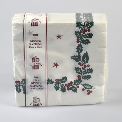 200mm \u00d7 200mm  Christmas 2Ply Paper Dinner Napkins  Wholesale and Retail  Suppliers of Paper 