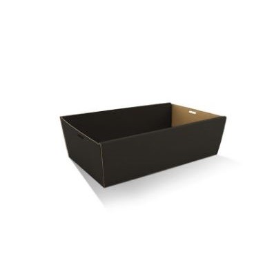 Black Cardboard Medium Catering Tray