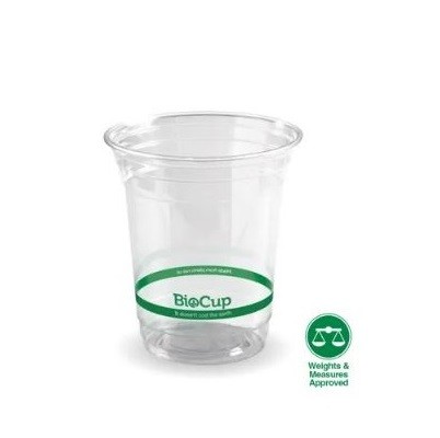 Clear Plant Pased PLA bioplastic Cups