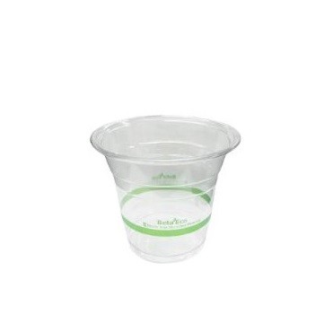 Clear Recyclable Plastic Flared Rim Cup Acai