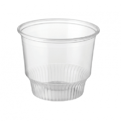 8 oz. Clear PP Plastic Square Tamper Evident Container, 105mm