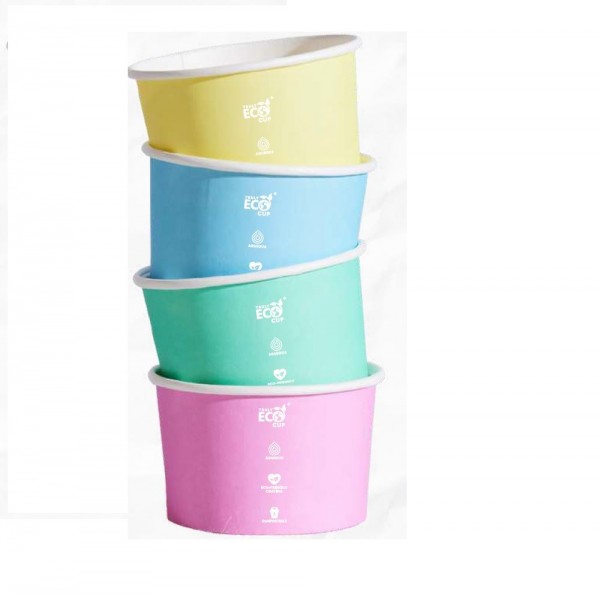 Mix Pastel Paper Aqueous Sundae Cups